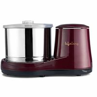 Lifelong Classic Table Top Wet Grinder 2L, 150 W with Coconut Scrapper and Atta Kneading Attachment (Red), medium (LLWG01)