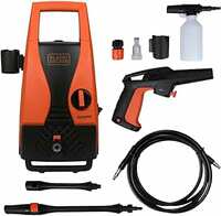 BLACK+DECKER PW1450TD 1400Watt 105 Bar, 7.1 L/Min Flow Rate Pressure Washer for Car wash and Home use (Red & Black)