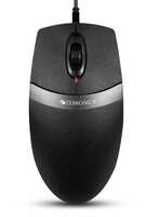 ZEBRONICS Spin with 1000 Dpi with High Precision with USB Interface, 3 Buttons,Plug & Play, Black