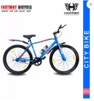 Fastway Bicycle HOPPER JETPRO 26T BLUE, WITH 90% ASSEMBLED 26 T Road Cycle (Single Speed, Blue, Rigid)