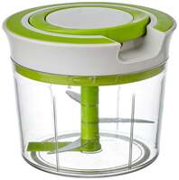 BigPlayer 2-in-1 Multi-functional Manual Food Processor & Chopper – Efficient Vegetable Cutter, Mixer, Dicer for Easy Meal Prep – Compact Design for Home Cooking