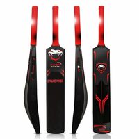 FitBox Sports Viper Series Full Size Heavy Duty Plastic Cricket Bat Suitable with Tennis Ball, Wind Ball & Plastic Ball.