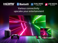 TOSHIBA 139 cm (55 inches) 4K Ultra HD Smart Super QLED TV 55M650MP (Black) | with Free Fire TV Stick after Installation. Save rs 6000 with coupon 