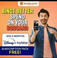 BOB Credit Card - Get 3 Month Disney + Hotstar Subscription on Spend 5000 or More (user specific)