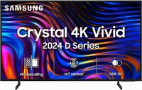 SAMSUNG Crystal 4K Vivid 125 cm (50 inch) Ultra HD (4K) LED Smart Tizen TV 2024 Edition (UA50DUE70BKLXL)