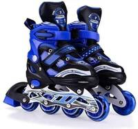 KEVRIZ Skating Shoes In-line Skates - Size 6/9 UK (Blue)