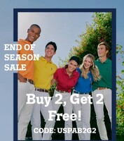 U.S. Polo Assn. End of Season Sale - Buy 1 Get 1 Free | Buy 2 Get 2 Free + Extra 10% off
