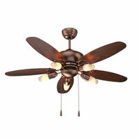 Polycab Superia SP02 BLDC 3-Star Premium BLDC 1200mm Ceiling Fan for home with Remote | Clip-On Underlights, 100% Copper, Energy Saving | Free Installation, 2 year warrantyAntique Copper Rosewood