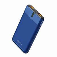 pTron Newly Launched Dynamo Nergy 10000mAh 22.5W Fast Charging Power Bank, Supports VOOC/Wrap/Dash USB Charging, 20W PD Fast Charging, 3 Outputs, 1 Input & Multiple Layers of Protection (Blue)