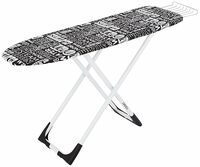 Solimo Wooden Ironing Board/Table with Iron Holder, Foldable & Adjustable (122 x 32cm)