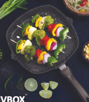 iVBOX Black Max-Eco Non Stick Grill Pan 2 L