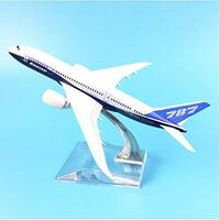 QIDS Airplane Model Boeing 16 CM B787 Plane Metal Diecast Aircraft Model Toy Plane