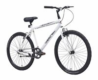 Hero Sprint Men's Frame Santiago 26T SS Hybrid Bike (White, 18 Inches)