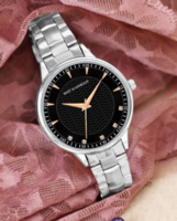 Mast & Harbour Women Patterned Dial & Bracelet Style Straps Analogue Watch HOBMH-244L-BK