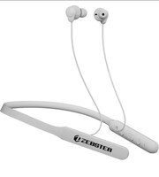 ZEBSTER STYLE 603 in ear wireless neckband with Bluetooth 5.2, Call Function, Voice assistant Support with extra Ear tips(White) 