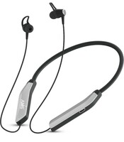 AMS NB-31 Newly Launched, in Ear Earphones with 40Hrs Playback, Bluetooth 5.0 Wireless Headphones with mic, Deep Bass Neckband, IPX5 Water Resistance,Magnetic Earbuds, Fast Charging | Black 