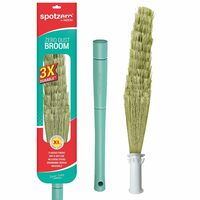 Spotzero By Milton Zero dust Broom XL Floor Cleaning| XL, Aqua Green | Home Cleaning | Jhadu