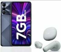 Tecno Spark 9 (Infinity Black, 4GB RAM, 64GB Storage)| & Boat Airdopes Atom 81 True Wireless