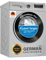 BOSCH 8 kg AntiTangle,AntiVibration,1400RPM Fully Automatic Front Load Washing Machine with In-built Heater Silver