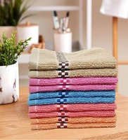Multicolor Cotton Solid 400 GSM Face Towels (Set of 10) @1 + Rs.178 Delivery charges