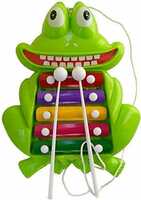 Xylophone Pull Along Panda Shape 2 in 1 Musical Toy for Kids and Toddlers (Colour May Vary)