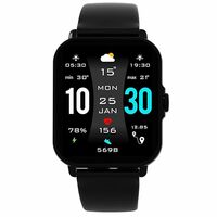 Maxima Fusion 1.96" HD Display Smart Watch- Advanced Bluetooth Calling| Metallic Build| 600 Nits| 8 Days Battery| Sports Modes| Heart Rate,SpO2 Monitoring,Sleep Tracking| AI Voice Assistant Smartwatch