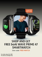 Damensch shop & Get free boat wave Prime 47 Smartwatch 