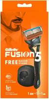 Gillette Fusion 5 Razor for Men with free razor stand