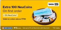 TataNeu × 1mg - Extra 100 NeuCoins on First Order 