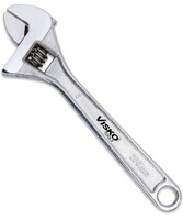 Visko 312 Single Sided Open End Wrench | Adjustable Wrench | Silver | Professional Adjustable Wrench for Auto Repair | General Assembly | Maintenance | Plumbing | Set of 1 |