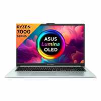 Lowest- ASUS Vivobook Go 15 (OLED) 2023, AMD Ryzen 5 7520U, 15.6"(39.62 cm) FHD OLED, Thin & Light Laptop (16GB/512GB SSD/Windows 11/Office 2021/Alexa Built-in/Backlit KB/Green Grey/1.63 kg), E1504FA-LK543WS