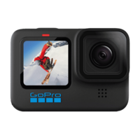 GoPro Hero10 5.3K and 23MP 60 FPS Waterproof Action Camera with Touch Screen (Black)
