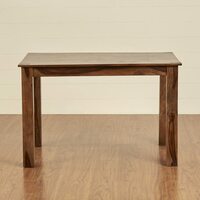  Home Centre Adana Brown Sheesham Wood 4-Seater Dining Table, 45 * 33 * 30 inches 