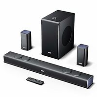 Mivi Fort Q500 Soundbar with 500W Surround Sound, 5.1 channel with external subwoofer & 2 satellite speakers