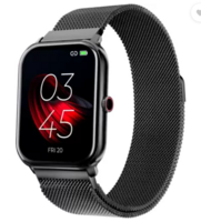 beatXP Marv Neo 1.85'' HD Display with BT Calling, Metal Body Health Tracking & IP68 Smartwatch  (Copper Black Strap, Free Size)