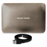 Harman Kardon Esquire 2 Premium Portable Wireless Speaker with Built-in Power Bank (Gold)