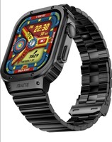 Fire-Boltt Maverick Smartwatch 51.308mm (2.02 inch) IPS Display, Luxury Stainless Steel Look, 320x385 Pixel Resolution, Bluetooth calling, Voice Assistant, Wireless Charging (Black) 