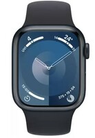 Apple Watch Series 9 GPS 41mm Midnight Aluminium Case with Midnight Sport Band - M/L on Flipkart