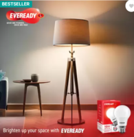 EVEREADY 10 W Standard B22 LED Bulb (White, Pack of 20)