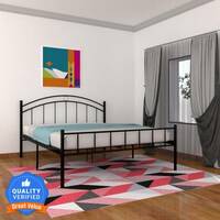 Flipkart Perfect Homes Studio London Metal Queen Bed  (Finish Color - Dark Black, Delivery Condition - Knock Down)