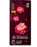 MarQ by Flipkart 183 L Direct Cool Single Door 2 Star Refrigerator  (Bloom Wine, 180BD2MQ24-BW)