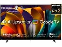 Hisense E6N 139 cm (55 inch) Ultra HD (4K) LED Smart Google TV 2024 Edition with Dolby Vision Atmos, Dts Virtual X and 4K AI Upscaler