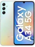 Samsung Galaxy A34 5G (Awesome Silver, 8GB, 128GB Storage)