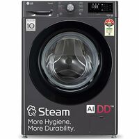 LG 8 Kg, 5 Star, AI Direct Drive Technology, Steam & 6 Motion DD Fully-Automatic Front Load Washing Machine Apply ₹2000 coupon 