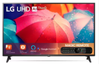 LG UQ7550 108 cm (43 inch) Ultra HD (4K) LED Smart WebOS TV with Alpha75 Gen5 AI Processor 4K