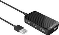 Portronics Mport 4D MPORT4D, POR 1634 USB Hub  (Black) (Seller: Portronics Digital)