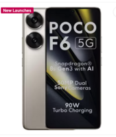 POCO F6 5G (Titanium, 256 GB) (8 GB RAM)