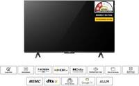 TCL 108 cm (43 inch) QLED Ultra HD (4K) Smart Google TV with 30W Dolby Atmos (43C69B)