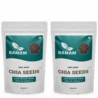 Ramam Chia seeds 500gm For Weight Management | Natural Chia Seeds for Eating - Rich in Omega 3| High Protein seeds 