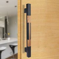 onKaso FDH-4RG Aluminum Premium Push Pull Door Handle for Glass & Wooden Door (Rose Gold) (Set of 1) 
